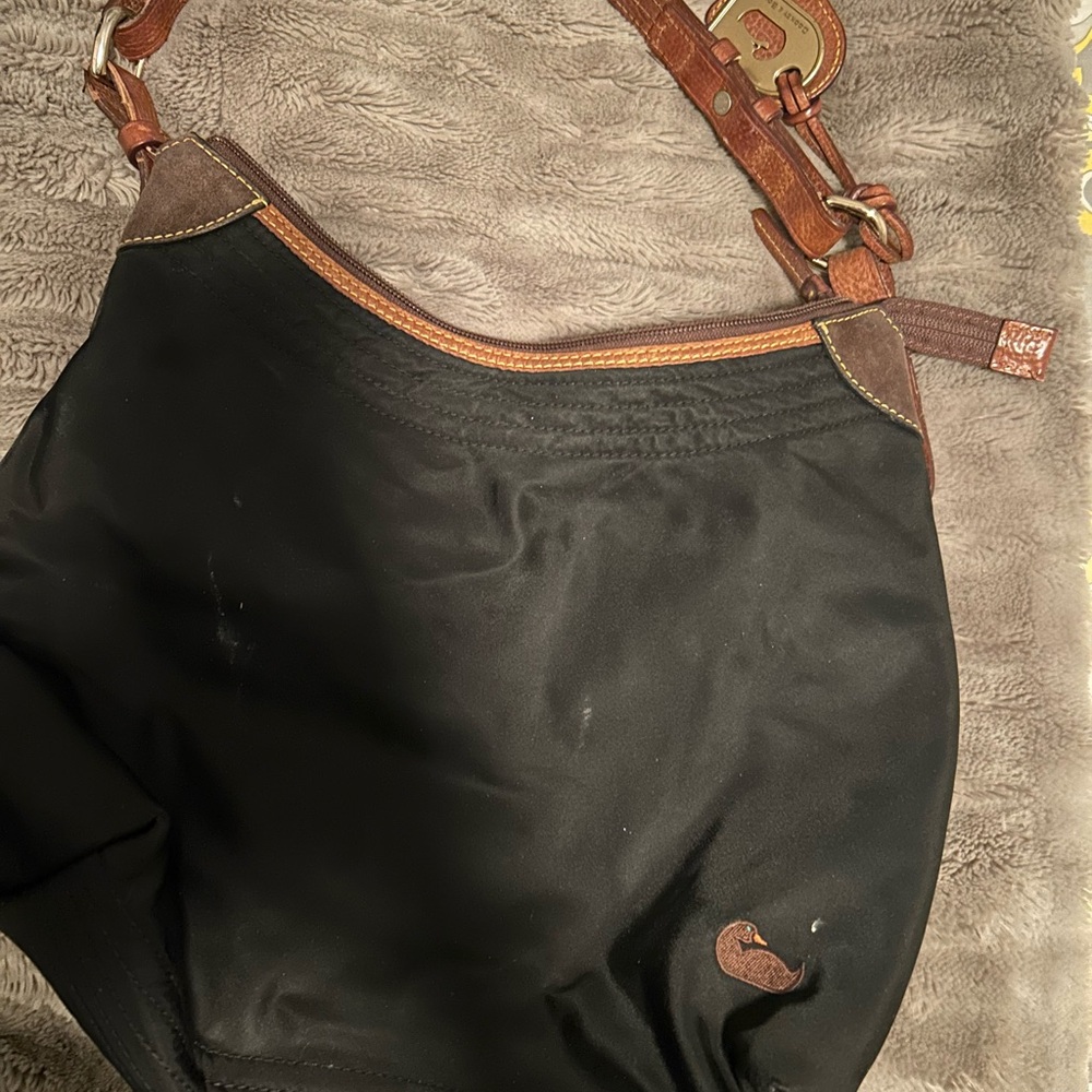 Black and Brown Shoulder Bag
